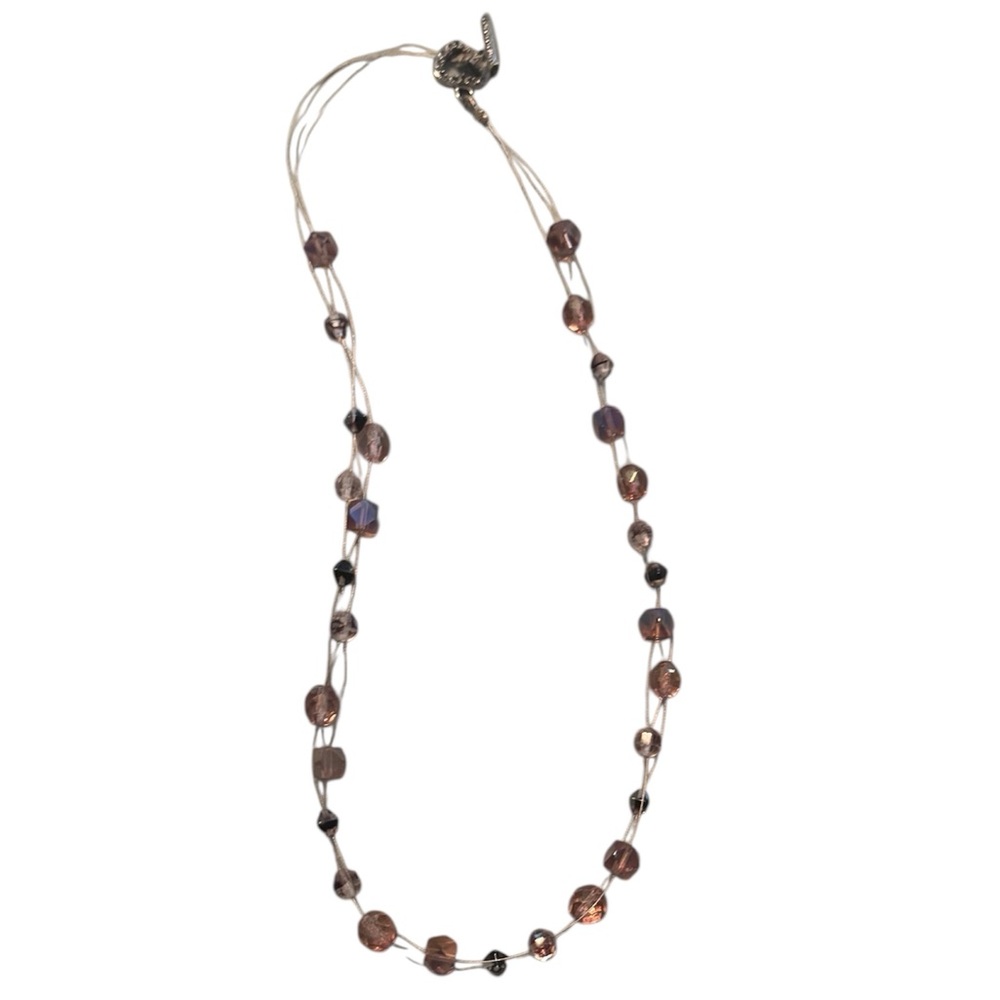 Elegant Brown Beaded Necklace